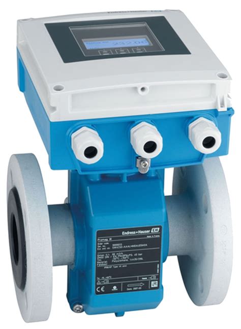 Proline Promag W 400 electromagnetic flowmeter .